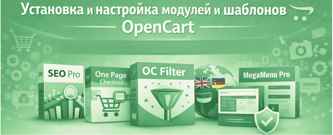 Установка и настройка модулей и шаблонов